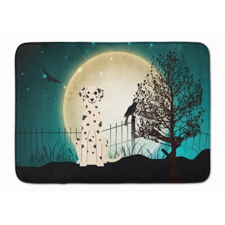 Carolines Treasures Halloween Scary Dalmatian Machine Washable Memory Foam Mat BB2287RUG